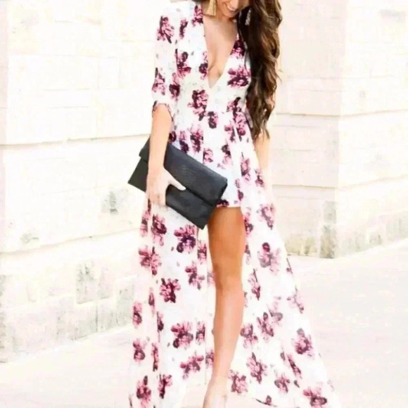 Lovely Floral Romper - Picture 1 of 4